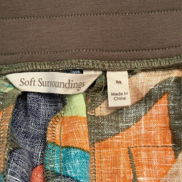 Soft Surroundings Aliso Point Wide Leg Linen Pants Size Medium - Picture 4 of 8